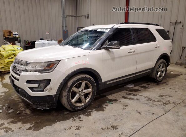 1FM5K8D86HGA79610 2017 FORD FORD EXPLORER Белый Передняя левая четверть