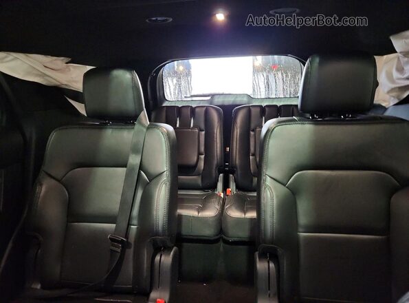 1FM5K8D86KGA02274 2019 FORD FORD EXPLORER Silver Вид задніх сидінь