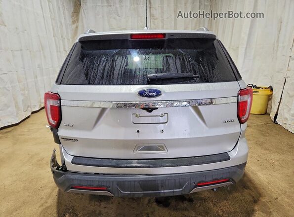 1FM5K8D86KGA02274 2019 FORD FORD EXPLORER Silver Вид ззаду