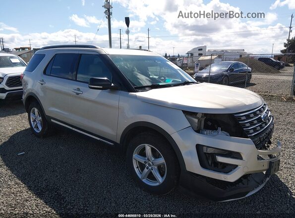 1FM5K8D87HGA52836 2017 FORD FORD EXPLORER Champagne Delantero derecho