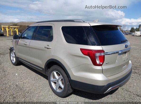 1FM5K8D87HGA52836 2017 FORD FORD EXPLORER Champagne Trasero izquierdo