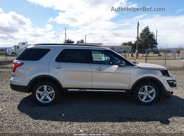 1FM5K8D87HGA52836 2017 FORD FORD EXPLORER Champagne Vista interior de 360 grados