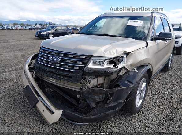 1FM5K8D87HGA52836 2017 FORD FORD EXPLORER Champagne Vista frontal