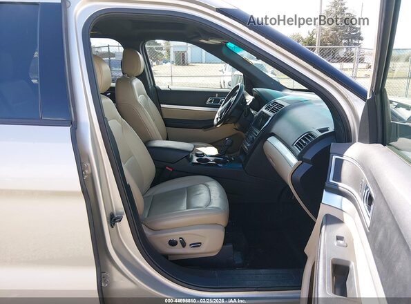 1FM5K8D87HGA52836 2017 FORD FORD EXPLORER Champagne Vista interior delantera