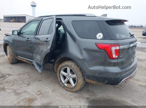 1FM5K8D88HGD08014 2017 FORD FORD EXPLORER Gray Rear left