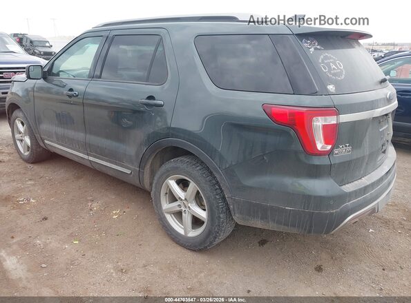 1FM5K8D89GGD04343 2016 FORD FORD EXPLORER Green Trasero izquierdo