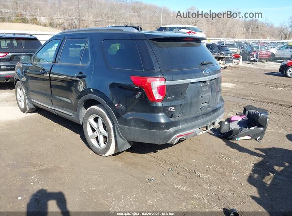 1FM5K8D8XGGA33146 2016 FORD FORD EXPLORER Черный Задняя левая четверть