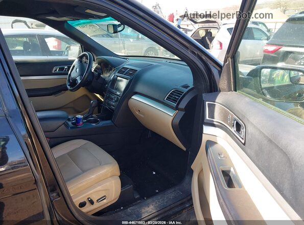 1FM5K8D8XGGA33146 2016 FORD FORD EXPLORER Черный Вид салона спереди