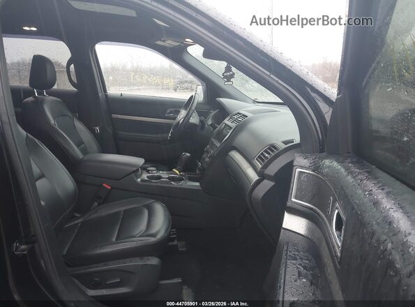 1FM5K8D8XKGA85501 2019 FORD FORD EXPLORER Черный Вид салона спереди