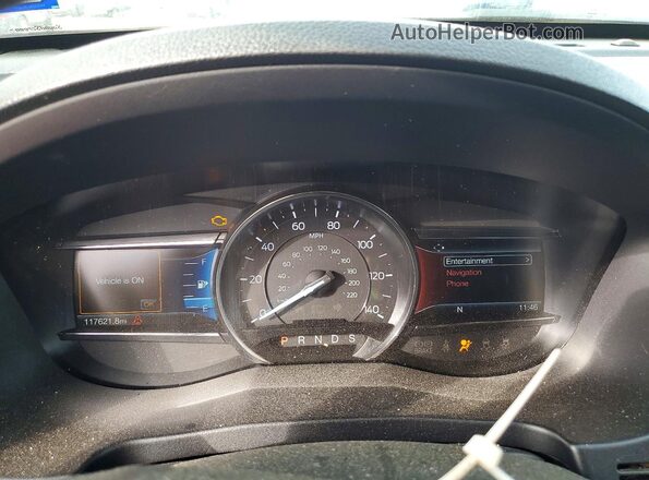 1FM5K8D8XKGA94652 2019 FORD FORD EXPLORER Черный Вид щитка приборов