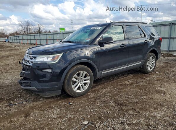 1FM5K8D8XKGA94652 2019 FORD FORD EXPLORER Черный Передняя левая четверть