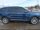 2017 Ford Explorer Limited Dark Blue vin: 1FM5K8F83HGC37107