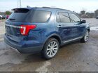 2017 Ford Explorer Limited Dark Blue vin: 1FM5K8F83HGC37107