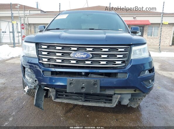 1FM5K8F83HGC37107 2017 FORD FORD EXPLORER Dark Blue Вид спереди