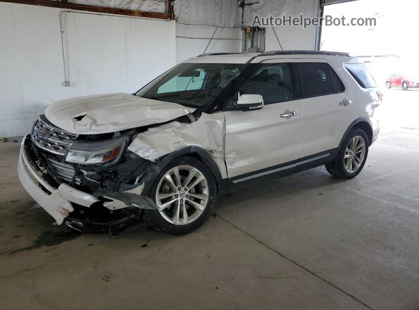 1FM5K8F83KGA87118 2019 FORD FORD EXPLORER Белый Передняя левая четверть