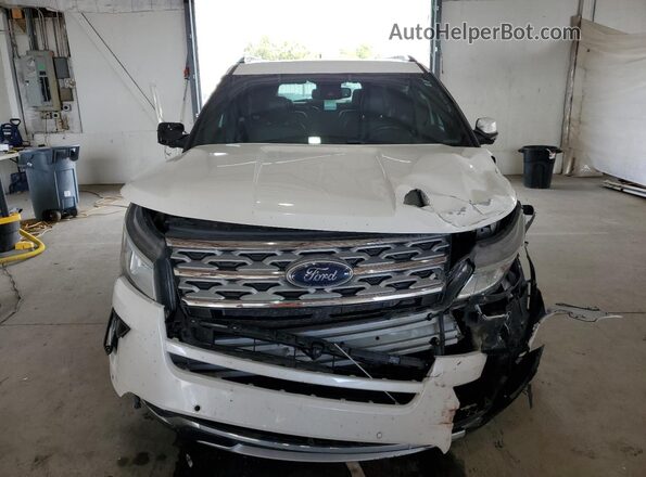 1FM5K8F83KGA87118 2019 FORD FORD EXPLORER Белый Вид спереди