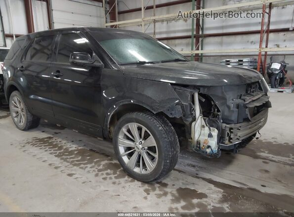 1FM5K8F87JGC16783 2018 FORD FORD EXPLORER Black Przód prawy