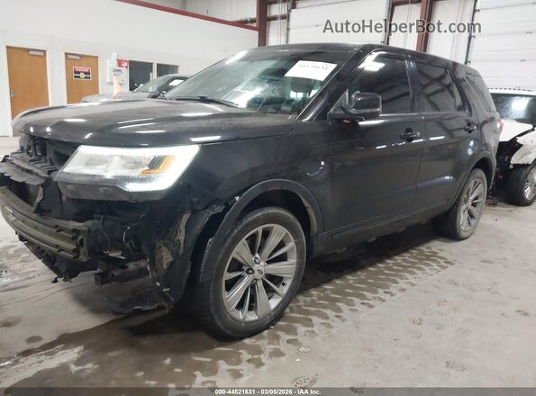 1FM5K8F87JGC16783 2018 FORD FORD EXPLORER Black Przód lewy