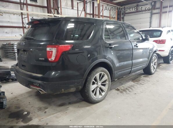 1FM5K8F87JGC16783 2018 FORD FORD EXPLORER Black Tył prawy