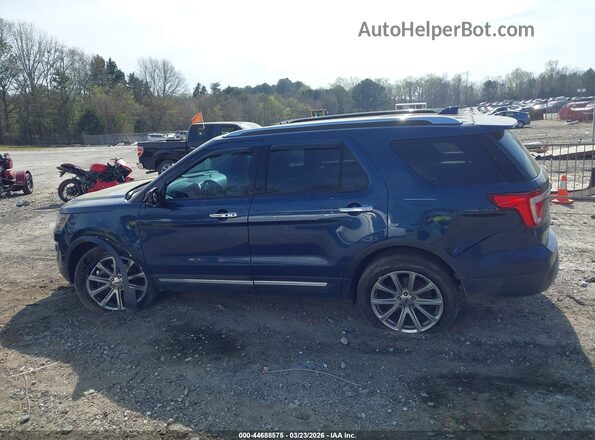 1FM5K8F88GGA31487 2016 FORD FORD EXPLORER Синий Панорамный вид салона 360°