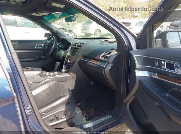 1FM5K8F88GGA31487 2016 FORD FORD EXPLORER Синий Вид салона спереди