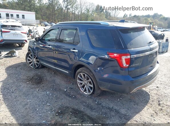 1FM5K8F88GGA31487 2016 FORD FORD EXPLORER Синий Задняя левая четверть