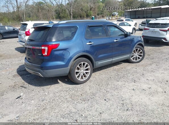 1FM5K8F88GGA31487 2016 FORD FORD EXPLORER Синий Задняя правая четверть