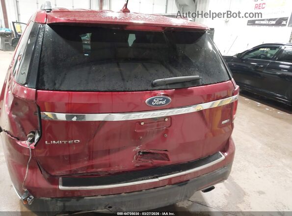 1FM5K8FH4JGC14408 2018 FORD FORD EXPLORER Темно-бордовый 