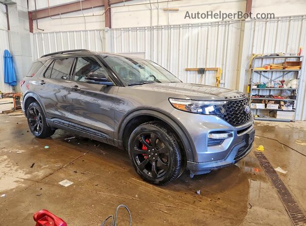 1FM5K8GC0NGA90517 2022 FORD FORD EXPLORER Угольный Передняя правая четверть