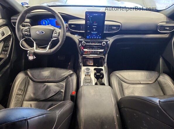 1FM5K8GC0NGA90517 2022 FORD FORD EXPLORER Угольный Вид панели приборов