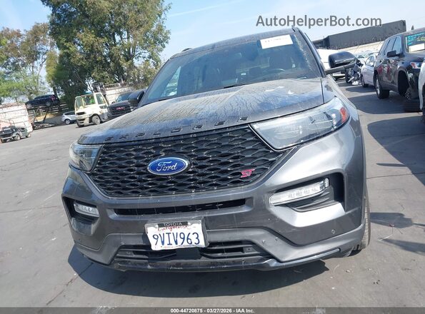 1FM5K8GC3LGC47227 2020 FORD FORD EXPLORER Серый Вид щитка приборов