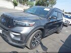 2020 Ford Explorer St Серый vin: 1FM5K8GC3LGC47227