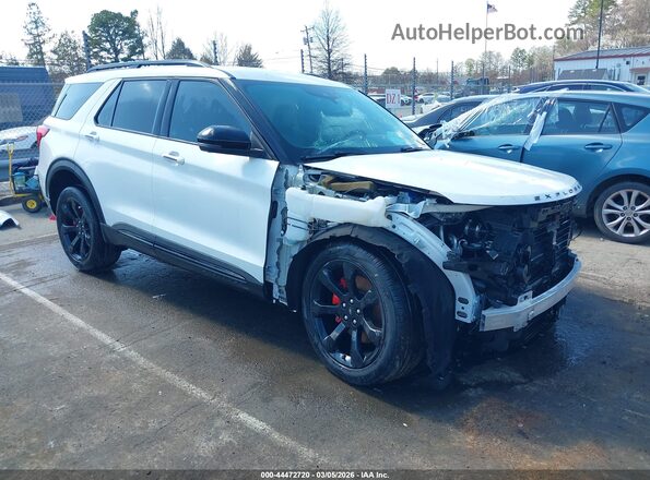 1FM5K8GC5LGA89070 2020 FORD FORD EXPLORER Белый Передняя правая четверть