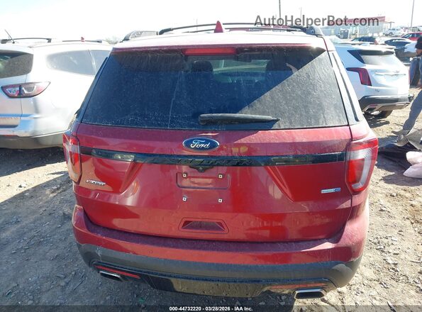 1FM5K8GT2GGA73852 2016 FORD FORD EXPLORER Темно-бордовый 