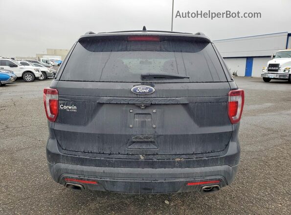 1FM5K8GT4GGA00689 2016 FORD FORD EXPLORER Черный Вид сзади
