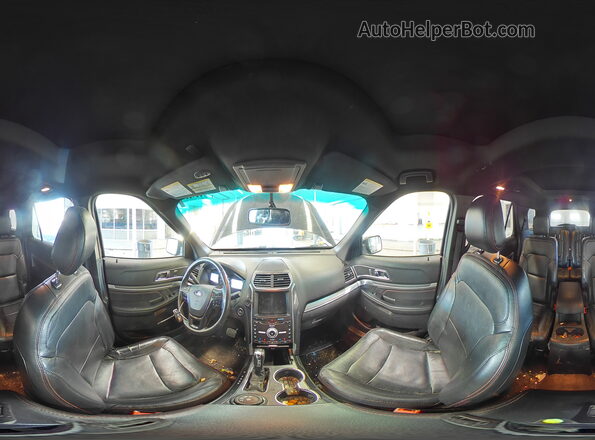 1FM5K8GT4GGA00689 2016 FORD FORD EXPLORER Черный Панорамный вид салона 360°
