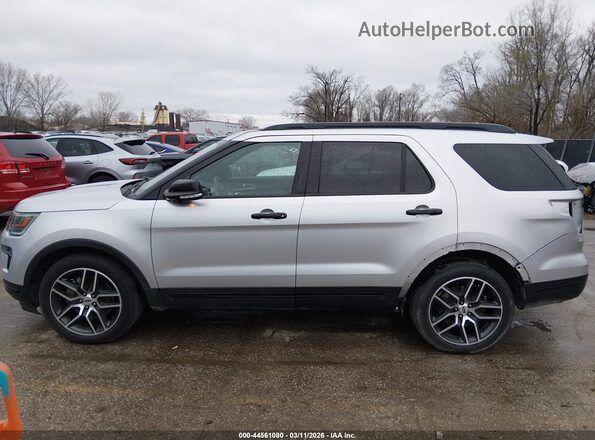 1FM5K8GT6JGC71177 2018 FORD FORD EXPLORER Серебряный 