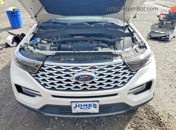 1FM5K8HC1RGA00666 2024 FORD FORD EXPLORER White Widok komory silnika
