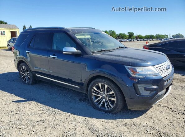 1FM5K8HT7HGE39062 2017 FORD FORD EXPLORER Blue Передня права чверть