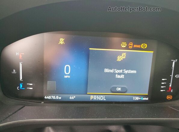 1FMCU0E18RUB13022 2024 FORD ESCAPE Синий Вид щитка приборов