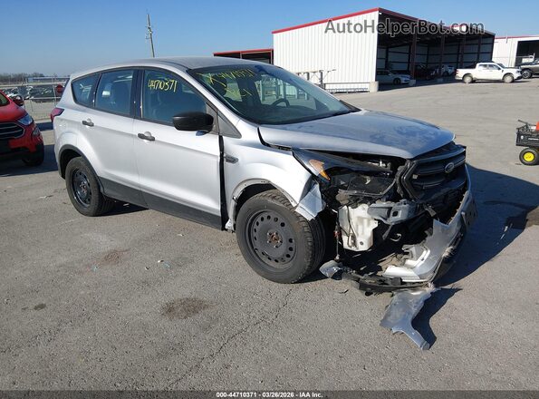 1FMCU0F72KUC53446 2019 FORD ESCAPE Серебряный Передняя правая четверть