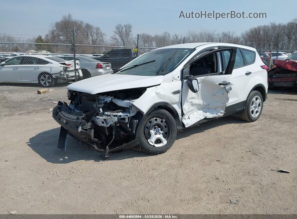 1FMCU0F73KUB14197 2019 FORD ESCAPE Белый Передняя левая четверть