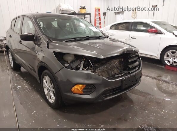1FMCU0F73KUB78501 2019 FORD ESCAPE Серый Вид спереди