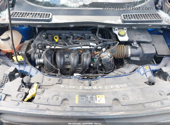 1FMCU0F74KUC48166 2019 FORD ESCAPE Blue Widok z tyłu