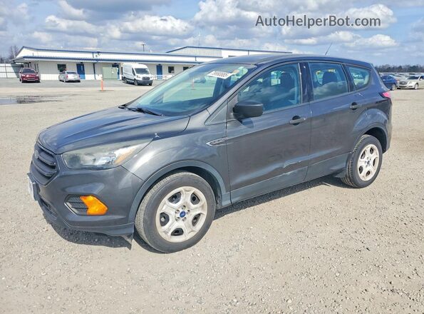 1FMCU0F77JUB58508 2018 FORD ESCAPE Gray Przód lewy