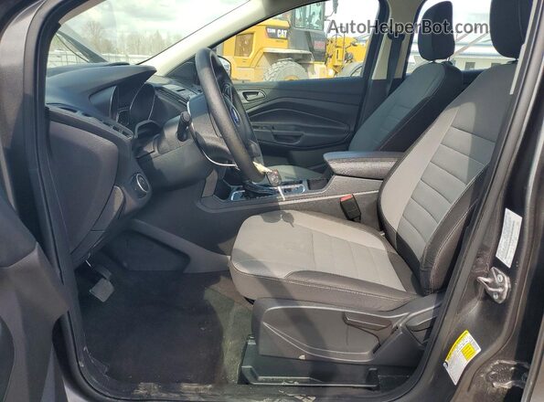 1FMCU0F77JUB58508 2018 FORD ESCAPE Gray Widok wnętrza z przodu
