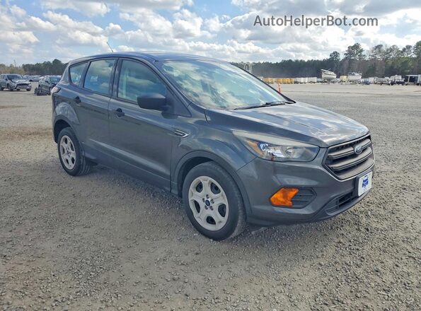 1FMCU0F77JUB58508 2018 FORD ESCAPE Gray Przód prawy