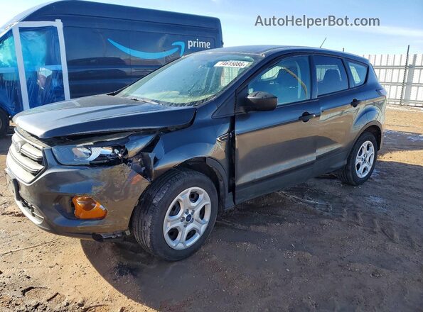 1FMCU0F77JUC75943 2018 FORD ESCAPE Угольный Передняя левая четверть