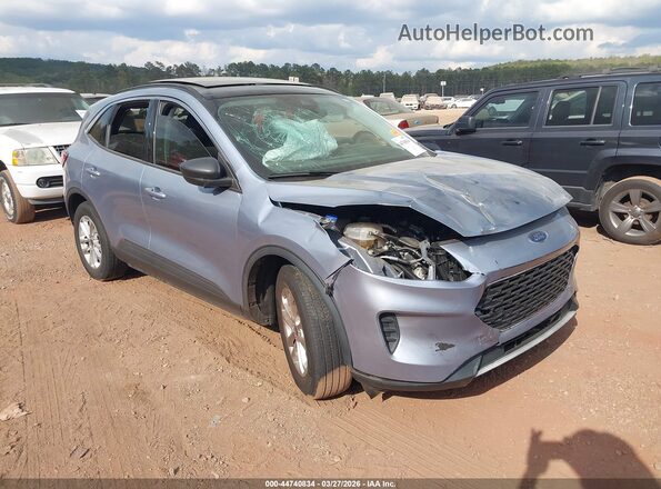 1FMCU0G66NUA99334 2022 FORD ESCAPE Light Blue Передняя правая четверть