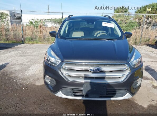 1FMCU0GD2JUD06603 2018 FORD ESCAPE Gray Front view